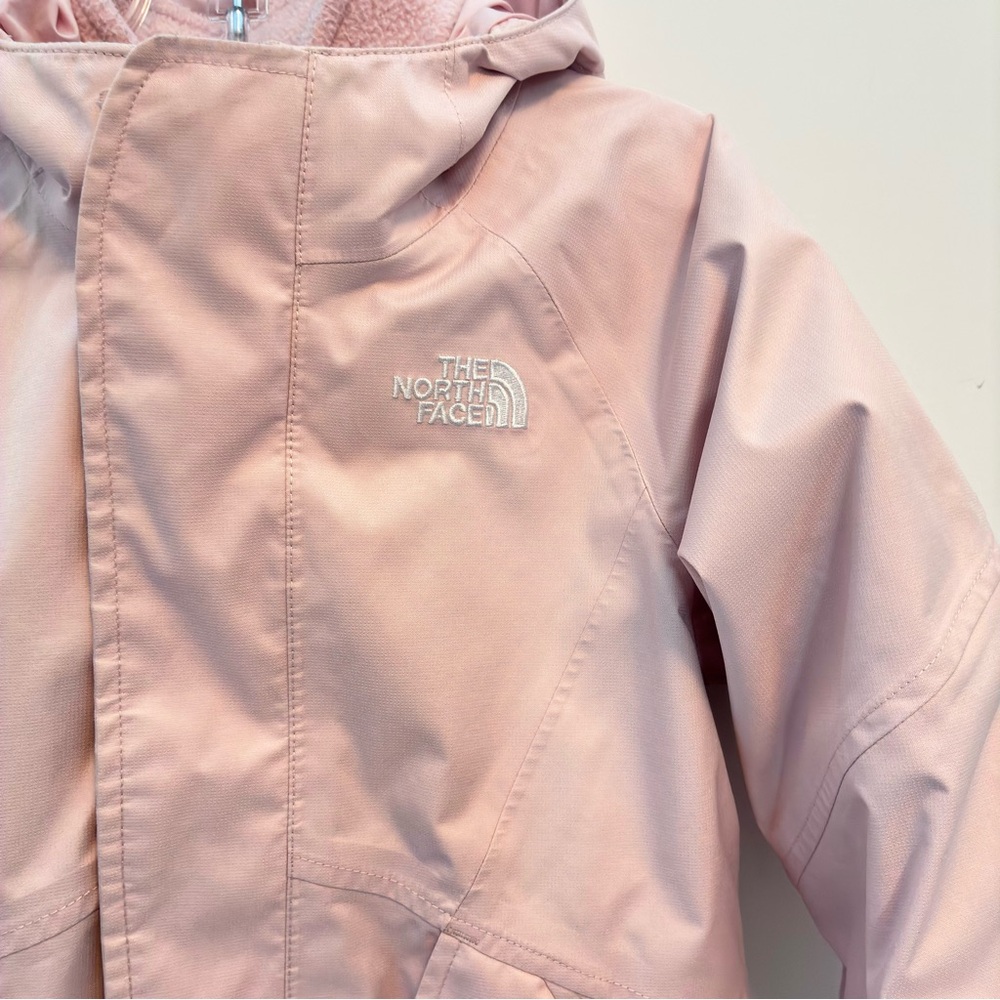 The North Face Toddler Girl Kira Triclimate Waterproof 3-in-1 Jacket Pink 3T - Picture 2 of 16